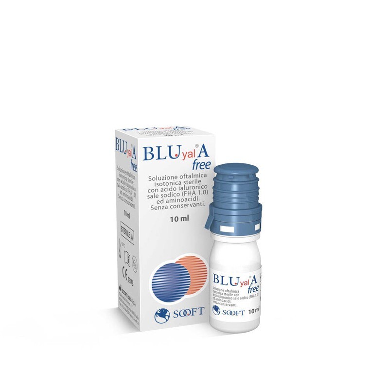 Blu Yal A Free - Soluzione oftalmica - Flacone 10 ml