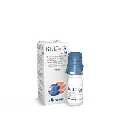 Blu Yal A Free - Soluzione oftalmica - Flacone 10 ml