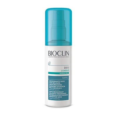 Bioclin Deo Control Deodorante Vapo Senza Alcool Profumazione Delicata per Pelli Sensibili e Ipersudorazione Spray 100 ml