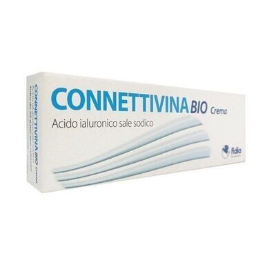 Connettivina Bio Crema a base di Acido Ialuronico Sale Sodico per Ferite e Lesioni della Pelle - Tubo 25g