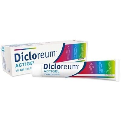 Dicloreum Actigel - 1% Diclofenac - Tubo 50g