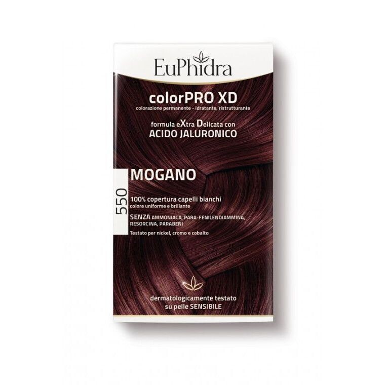 Euphidra Colorpro XD - 550 Mogano - Tintura Per Capelli