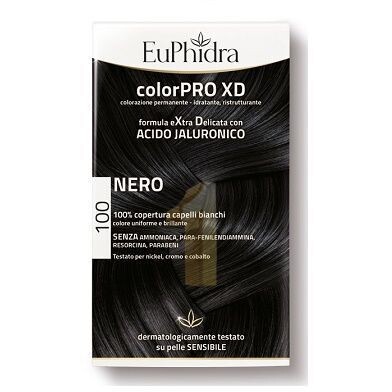 Euphidra Colorpro XD - 100 Nero - Tintura Per Capelli