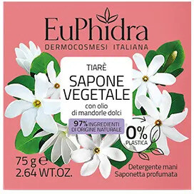 Euphidra Saponetta Vegetale Tiar� - 100g