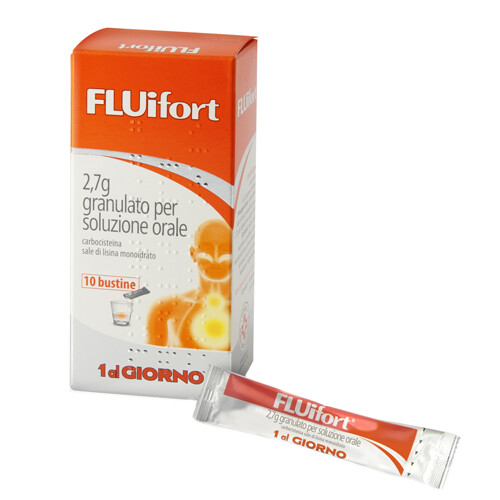 Fluifort 2,7g Granulato per Soluzione Orale - 10 Buste Monodose