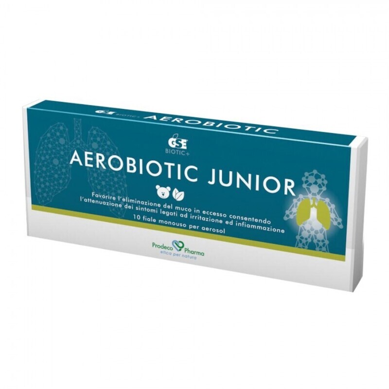 Gse Aerobiotic Junior 10 Fiale monodose da 5ml per Aerosol Terapia