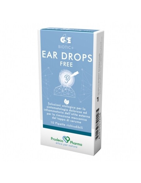 Gse Ear Drops Free - 10 Pipette Monodose 0,3ml