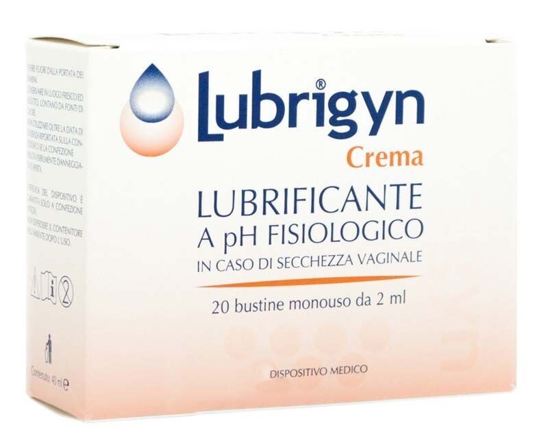 Lubrigyn Crema Vaginale - 20 Bustine Monodose 2ml