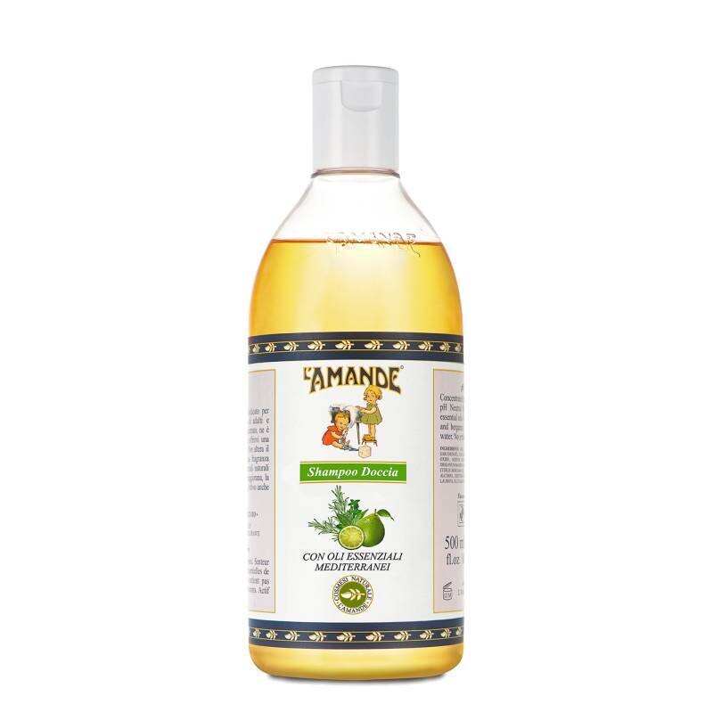 L&#39;amande Marseille Shampoo Doccia Con Oli Essenziali Mediterranei - 250ml