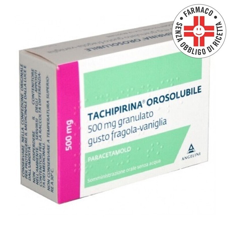 Tachipirina Orosolubile 500mg - 12 Bustine Orosolubili