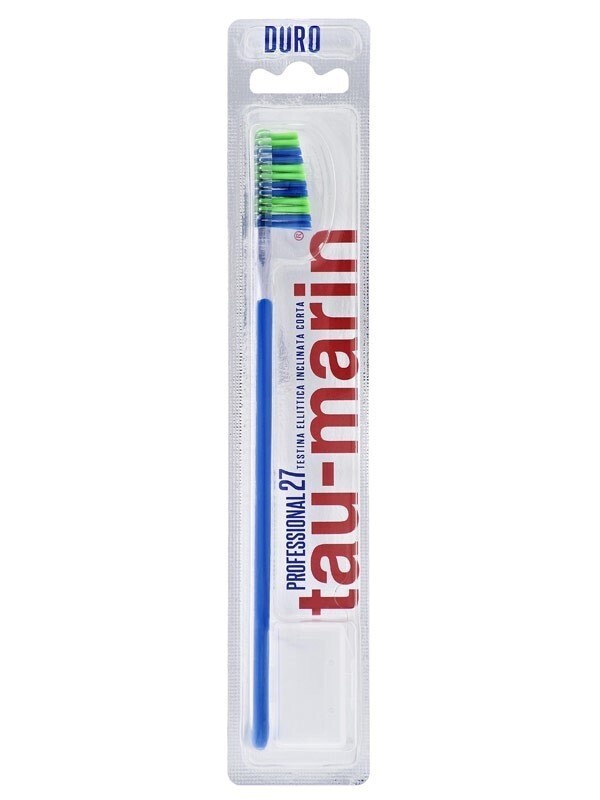 Tau Marin Professional Spazzolino - 27mm Testina Corta - Setole Dure - 1 Spazzolino