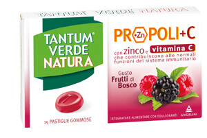 Tantum Verde Natura Frutti di Bosco - 15 Pastiglie Gommose