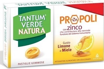 Tantum Verde Natura Limone e Miele - 15 Pastiglie Gommose