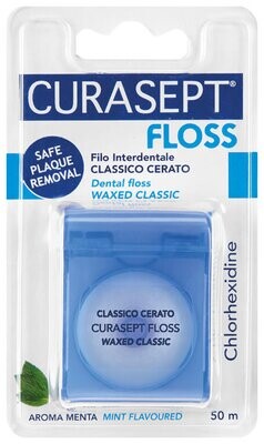 Curasept Floss - Filo Interdentale Cerato Classico - 50m