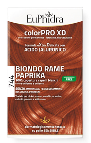 Euphidra Colorpro XD - 744 Biondo Rame Paprika - Tintura Per Capelli
