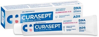 Curasept Gel Dentifricio - 0,12 Clorexidina - Trattamento Prolungato - Ads+Dna - 75ml