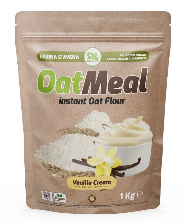 Daily Life Oatmeal Instant Vaniglia - Farina Di Avena -Busta 1Kg