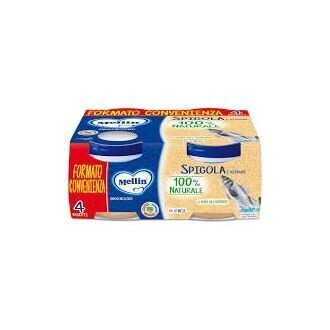Mellin Omogeneizzato Spigola - 4 Vasetti 80g