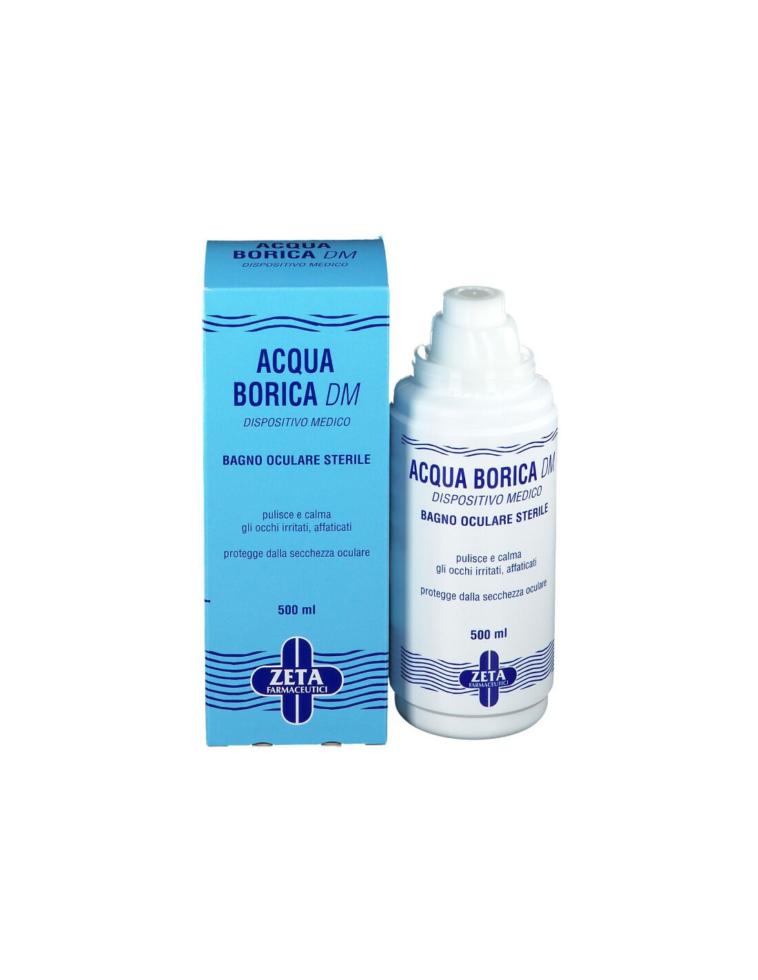 Acqua Borica Bagno Oculare Sterile 500ml