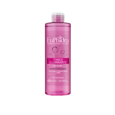 Euphidra Tonico Illuminante - No Alcool - Lenitivo e Rinfrescante - 400ml