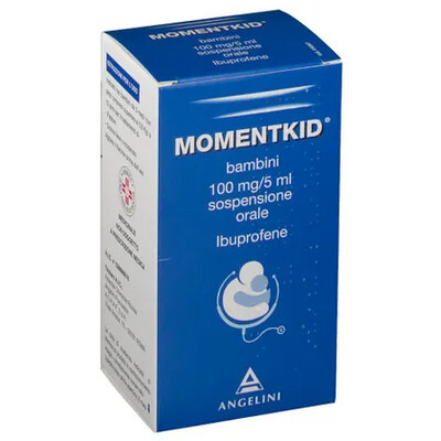 Momentkid Bambini 100 mg/5 ml Sospensione Orale - Ibuprofene - Flacone da 150ml