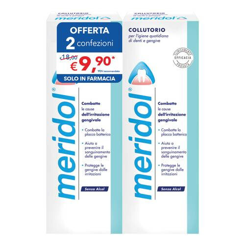 Meridol Collutorio Bipacco - Protezione Gengive - 2x400ml