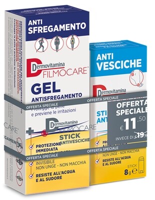 Dermovitamina Filmocare Gel Antisfregamento + Stick Antivesciche