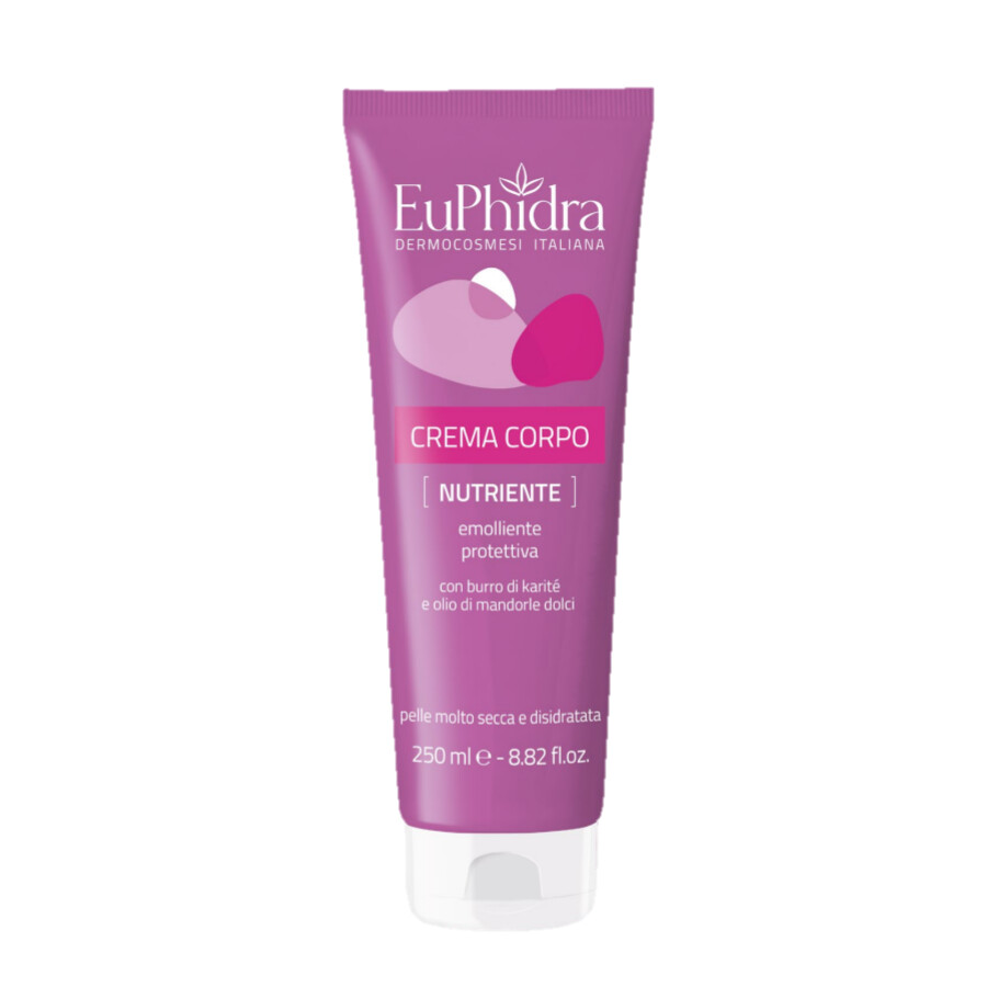 Euphidra Crema Corpo Nutriente - Emolliente e Protettiva - 250ml