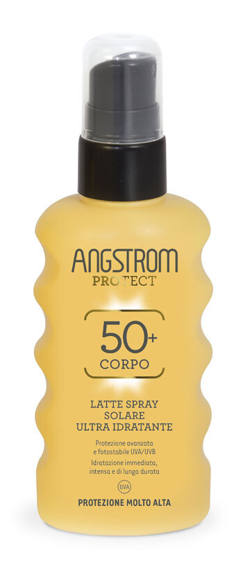 Angstrom Latte Solare Spray Corpo - Fattore Di Protezione 50+ - 175ml