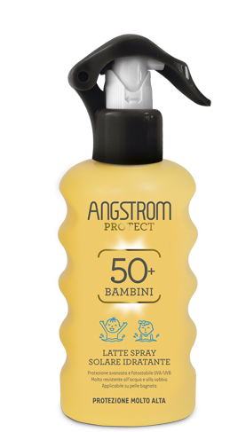 Angstrom Protect Latte Spray Solare Idratante - Fattore Di Protezione 50+ Bambini - 175ml