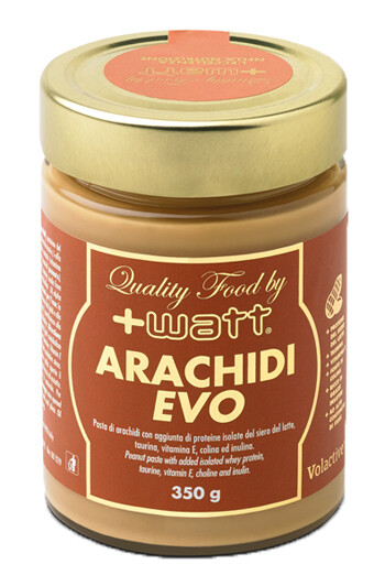 Arachidi Evo Burro di Arachidi - +Watt Quality Food - Vasetto 350g