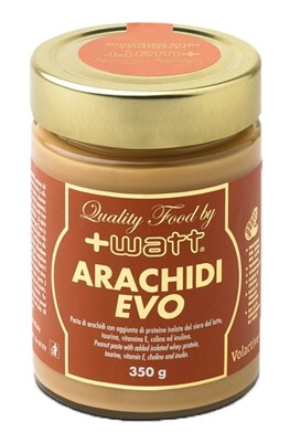 Arachidi Evo Burro di Arachidi - +Watt Quality Food - Vasetto 350g