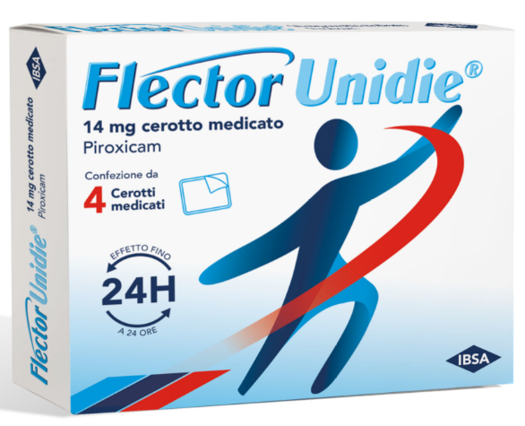 Flector Unidie - 4 Cerotto Medicati - 14mg Piroxicam