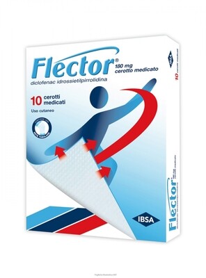 Flector Cerotto Medicato - Confezione 10 Cerotti 180 Mg Diclofenac