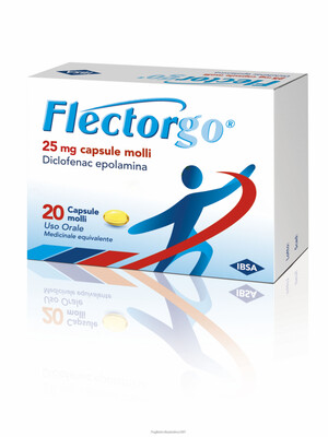 Flectorgo - 25mg Diclofenac - 20 Capsule