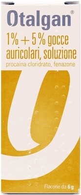 Otalgan Gocce Auricolari Soluzione 1% + 5% - Procaina e Fenazone - Flacone 6g