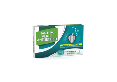 Tantum Verde Antisettico - Gusto Menta - 20 Pastiglie