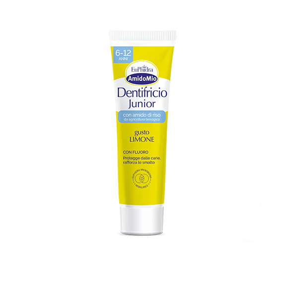 Euphidra Amido Mio Dentifricio Junior 6-12 Anni - Aroma Limone - 50ml