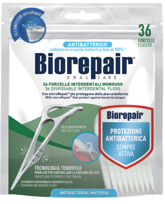 Biorepair Forcelle interdentali Antibatteriche - Confezione 36 pz