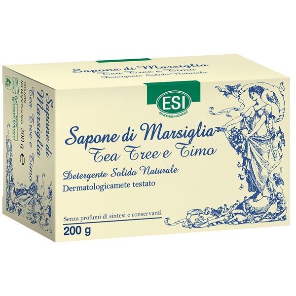 Esi Sapone Marsiglia Solido Tea Tree e Timo - 200g