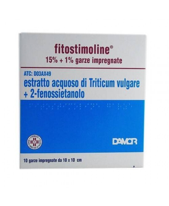 Fitostimoline 15% + 1% - 10 Garze Impregnate