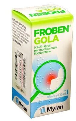 Froben Gola Spray Orale - 0,25% Flurbiprofene - Flacone 15ml