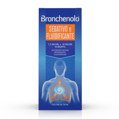 Bronchenolo Sedativo e Fluidificante Sciroppo - Gusto Arancia - Flacone 150 ml
