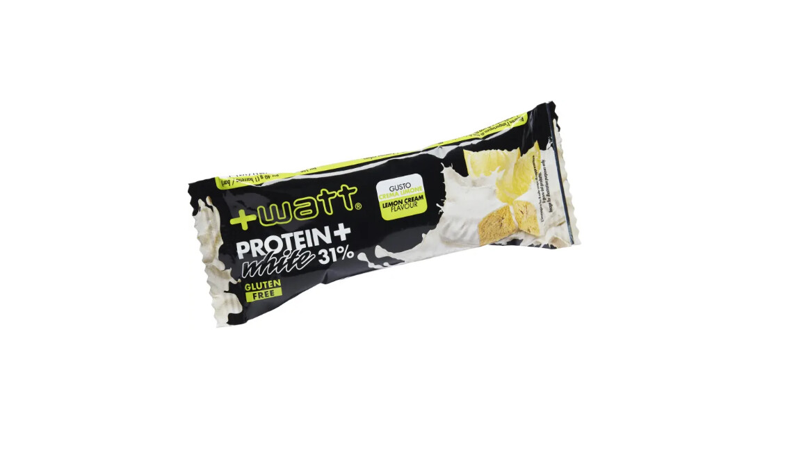 Protein+ White Crema-Limone Barretta 40g - +Watt