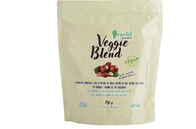 Veggie Blend - Aroma Nocciola - Proteine in Polvere - Busta 750g - +Watt