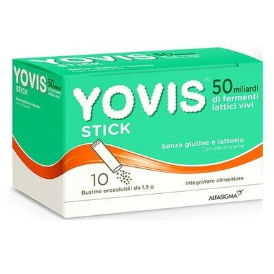 Yovis Stick - 50 Miliardi di Fermenti Lattici - 10 Buste