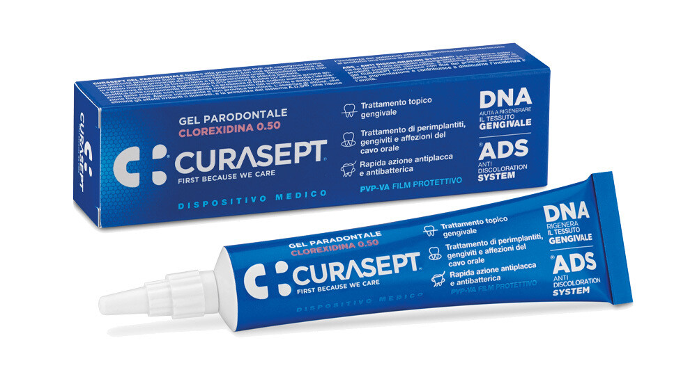 Curasept Gel Parodontale - 0,5% Clorexidina - Ads+Dna - 30ml