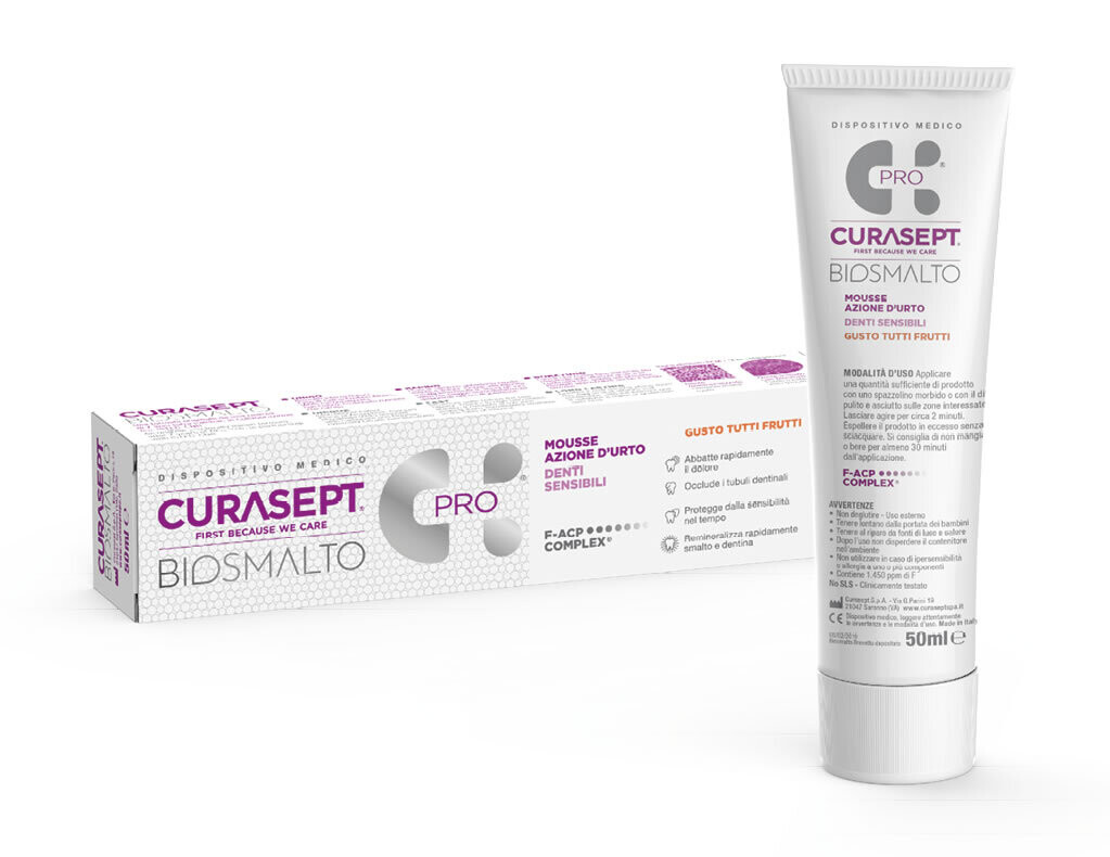 Curasept Biosmalto Denti Sensibili Mousse - 50ml