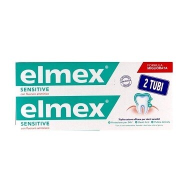 Elmex Sensitive Dentifricio Bitubo - 2x75ml