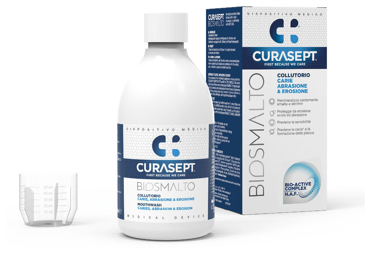 Curasept Biosmalto Colluttorio Carie Abrasione e Erosione - 300ml